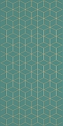 Керамический декор Creto Mono Jasmine geometry sea 04-01-1-18-03-71-2440-0 30х60 см
