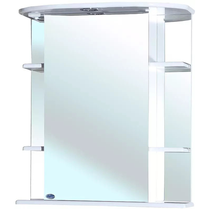 Зеркальный шкаф Bellezza Магнолия 65 R 4612710001015 с подсветкой Белый зеркало шкаф misty магнолия 65 l с подсветкой