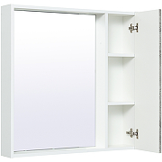 Зеркало со шкафом Runo Манхэттен 65 00-00001016 Серый бетон Белое-1