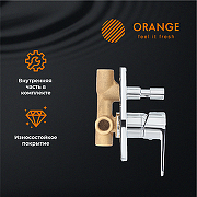 Смеситель для душа Orange Otto M22-500cr Хром-6
