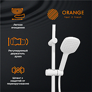Душевая система Orange Karl M05-934w Белая-10