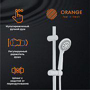 Душевая система Orange Karl M05-933w Белая-10