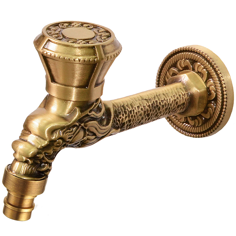Кран для одного типа воды Bronze de Luxe 21594/2 Бронза с насадкой для шланга kran dekorativnyy dlya bani dlinnyy bronze de luxe 21594