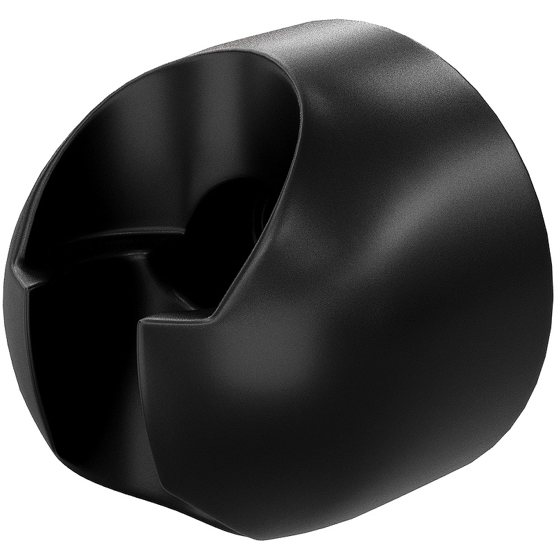 Держатель ручного душа WasserKRAFT A223 Черный матовый держатель верхнего душа настенный wasserkraft a079 цвет черный матовый