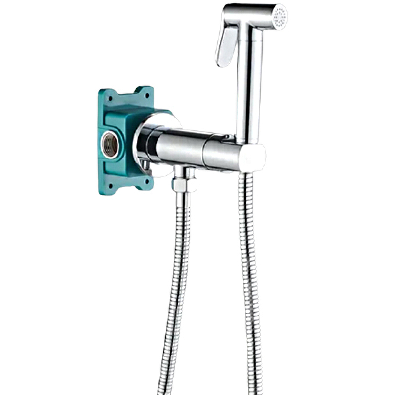 Гигиенический душ со смесителем ALMAes Agata AL-877-01 Хром цена и фото