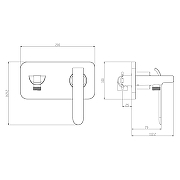 Гигиенический душ со смесителем Lemark Melange LM4919CW Хром-1