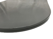 Унитаз CeramaLux B2330-3MH подвесной Серый матовый с сиденьем Микролифт-3