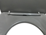 Унитаз CeramaLux B2330-3MH подвесной Серый матовый с сиденьем Микролифт-4