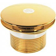Донный клапан Kaiser 8004В-Gold click-clack Золото