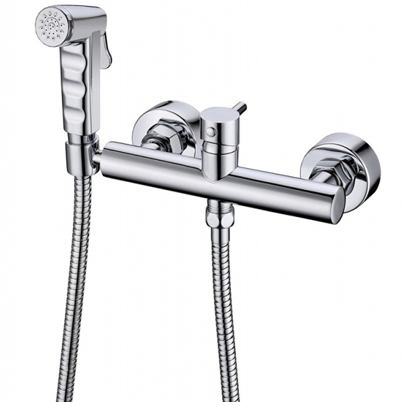 Гигиенический душ со смесителем Bravat D9140CP-RUS Хром гигиенический душ со смесителем bravat eler d9137cp rus хром