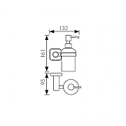 Дозатор для жидкого мыла Kaiser KH-4710 Бронза-1