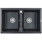 Кухонная мойка Paulmark Zwilling PM238150-BLM Черный металлик