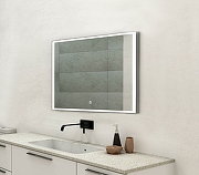 Зеркало Art&Max Arezzo AM-Are-1000-800-DS-FC с подсветкой с сенсорным выключателем Хром-1