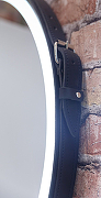 Зеркало Art&Max Milan AM-Mil-800-DS-F-Nero с подсветкой с сенсорным выключателем Черное-3