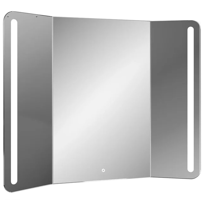 цена Зеркало-трюмо Art&Max Trento AM-Tre-1000-800-DS-F с подсветкой с сенсорным выключателем