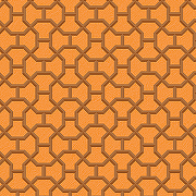 Обои Alessandro Allori Grace 1803-6 Винил на флизелине (1,06*10,05) Оранжевый, Геометрия