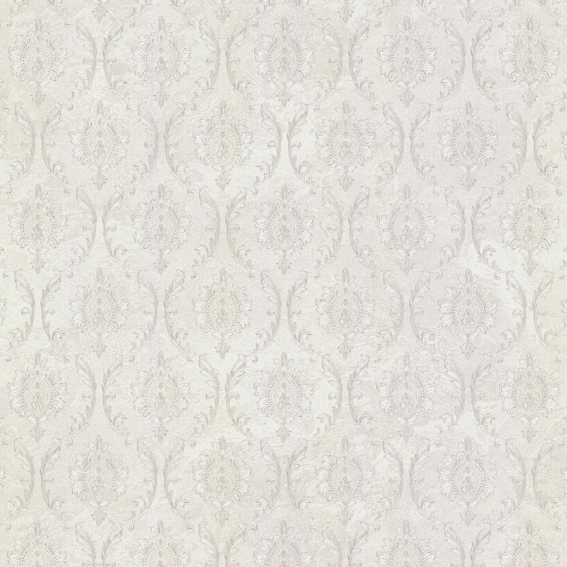 Обои Decori-Decori Carrara 2 83650 Винил на флизелине (1,06*10,05) Белый, Дамаск обои decori decori gioiello 82513 винил на флизелине 1 06 10 05 коричневый дамаск