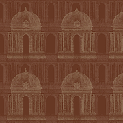 Обои Andrea Grifoni Palazzo Peterhof 7001-5 Флизелин (1,06*10,05) Коричневый, Архитектура