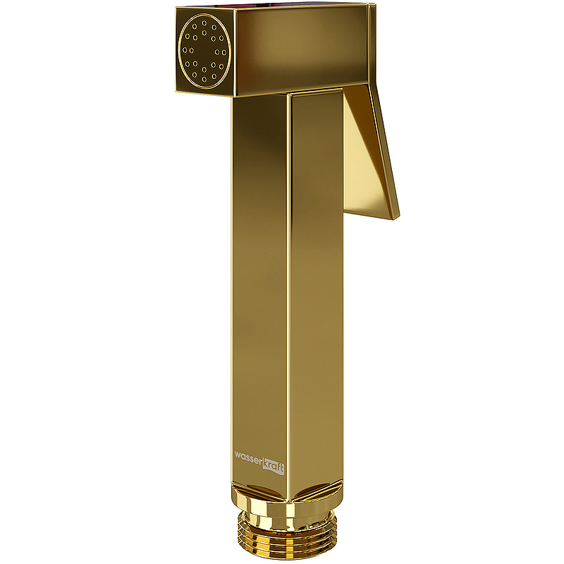 Гигиенический душ WasserKRAFT A216 Золото лейка гигиеническая wasserkraft золото a216