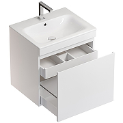 Комплект мебели для ванной Geberit Renova Plan 60 529.915.01.6 подвесной Белый глянец-4