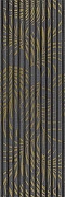Керамическая плитка Villeroy&Boch La Citta Grey Gold PVD Flower Matt.Rec. K1440DU620010 настенная 40х120 см