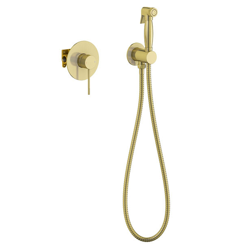 Гигиенический душ со смесителем Timo Saona 2389/17SM Золото матовое гигиенический душ со смесителем d