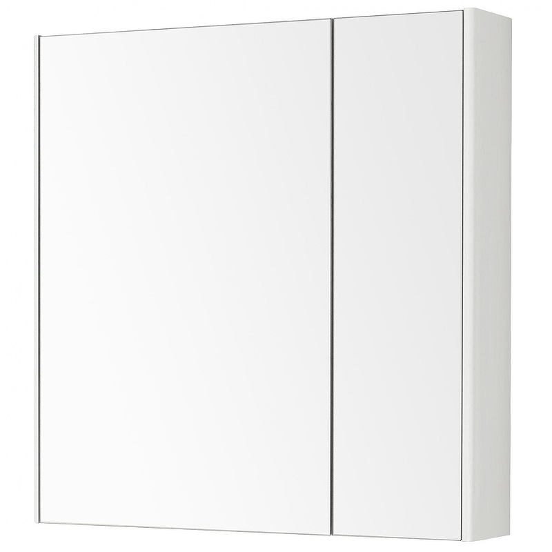 Зеркальный шкаф Aquaton Беверли 80 1A237102BV010 Белый глянец комплект мебели белый глянец 65 см акватон беверли 1a235301bv010 1wh302501 1a237002bv010