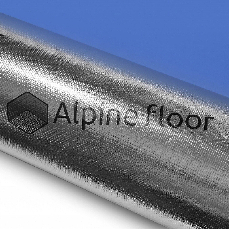 Подложка Alpine Floor Silver Foil Blue EVA 1.5 мм 1000x10000x1.5 мм