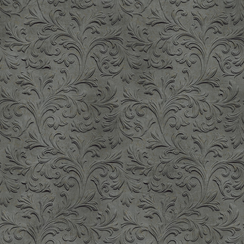 Панно Marburg Smart Art 47235 Винил на флизелине (1,59*2,7) Серый, Вензель