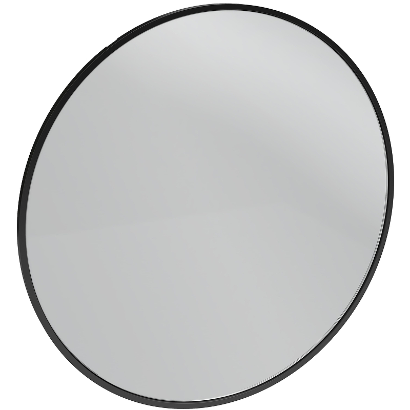 зеркало круглое 55 см alaria единый размер черный Зеркало Jacob Delafon Odeon Rive Gauche 70 EB1177-S14 Черный сатин