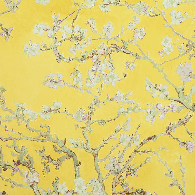 Обои BN-INTERNATIONAL Van Gogh 2 17143 Винил на флизелине (0,53*10) Желтый, Цветы