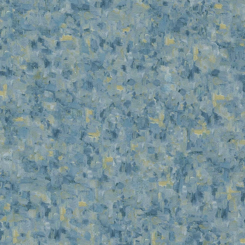 Обои BN-INTERNATIONAL Van Gogh 2 220046 Винил на флизелине (0,53*10) Голубой/Синий, Штукатурка обои bn international van gogh limited edition 17145