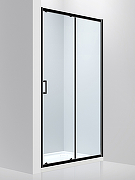 Душевая дверь Abber AG30100B 100x190 профиль Черный стекло прозрачное-2