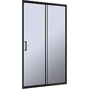 Душевая дверь Abber Schwarzer Diamant 150 AG30150B профиль Черный стекло прозрачное