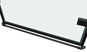 Душевой уголок Abber 100х100 AG05100B профиль Черный стекло прозрачное-3