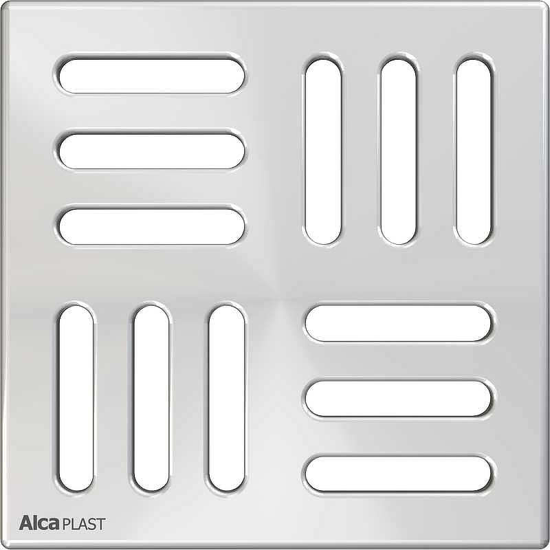 Решетка для душевого трапа Alcaplast MPV004 Хром решетка для душевого трапа alcaplast mpv001 хром