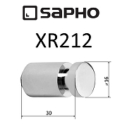 Крючок Sapho X-round XR212 Хром-1