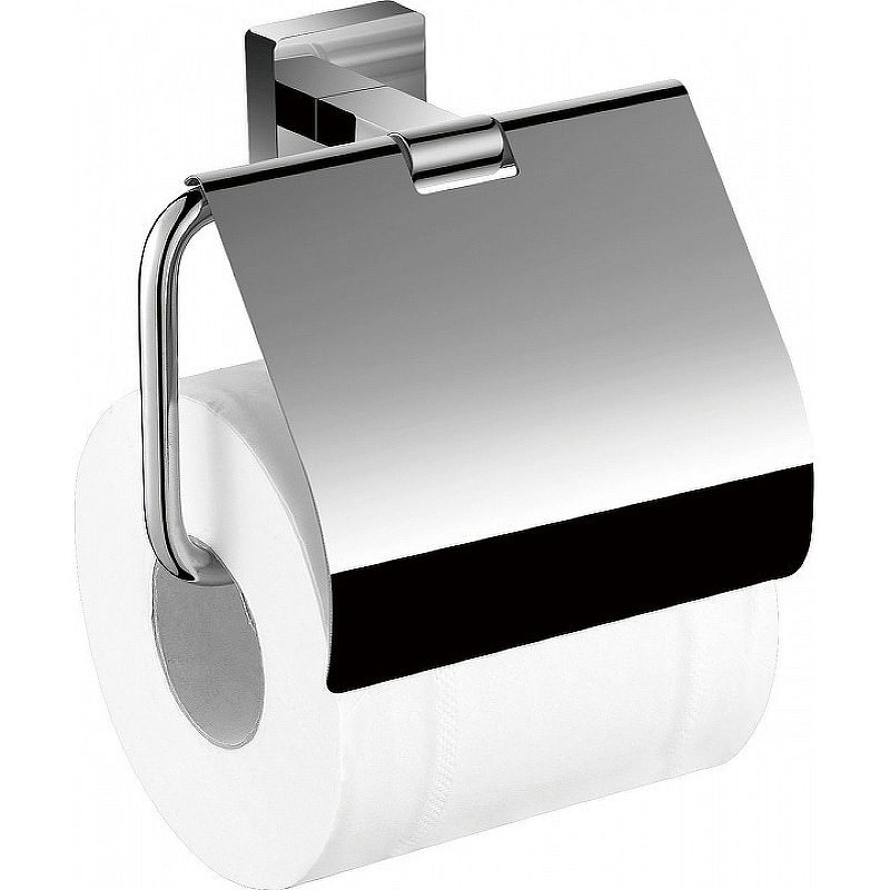 Держатель туалетной бумаги Sapho X-round XR705 с крышкой Хром держатель туалетной бумаги sapho diamond 1318 17 с крышкой бронза