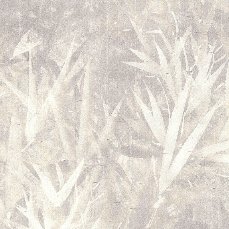 Обои Limonta Lymphae 18601 Винил на флизелине (0,53*10,05) Серый, Листья