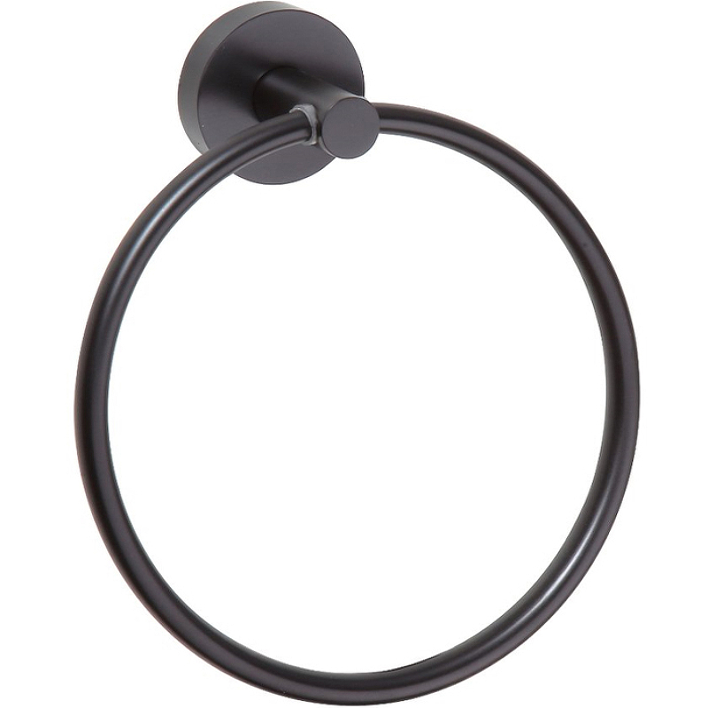 Кольцо для полотенец Sapho X-round black XB402 Черный