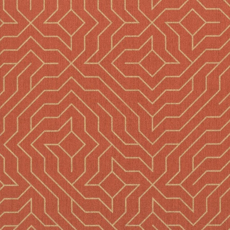 Обои Limonta Metropole 48310 Винил на флизелине (0,53*10,05) Красный, Геометрия/Абстракция
