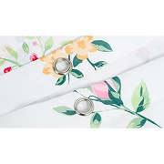 Шторка для ванны Fixsen Design Flora FX-1507 180х200 Белая с цветами-2