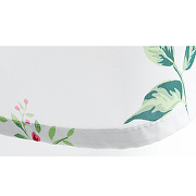 Шторка для ванны Fixsen Design Flora FX-1507 180х200 Белая с цветами-3