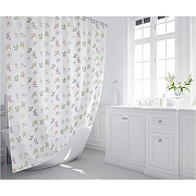 Шторка для ванны Fixsen Design Flora FX-1507 180х200 Белая с цветами-4