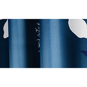 Шторка для ванны Fixsen Design Crosus FX-2513 180х200 Синий с цветами-2
