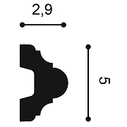 Молдинг Orac Decor P4020F 2000x50x29 мм-1
