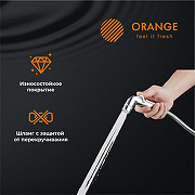 Гигиенический душ со смесителем Orange Otto M22-455cr Хром глянцевый-5