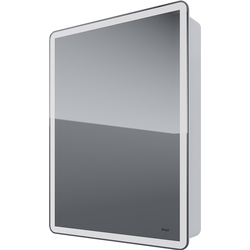 Зеркальный шкаф Dreja Point 60 99.9032 с подсветкой Белый с инфракрасным выключателем зеркальный шкаф dreja uni 99 9001