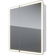 Зеркальный шкаф Dreja Point 70 99.9033 с подсветкой Белый с инфракрасным выключателем-1