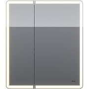 Зеркальный шкаф Dreja Point 70 99.9033 с подсветкой Белый с инфракрасным выключателем-3